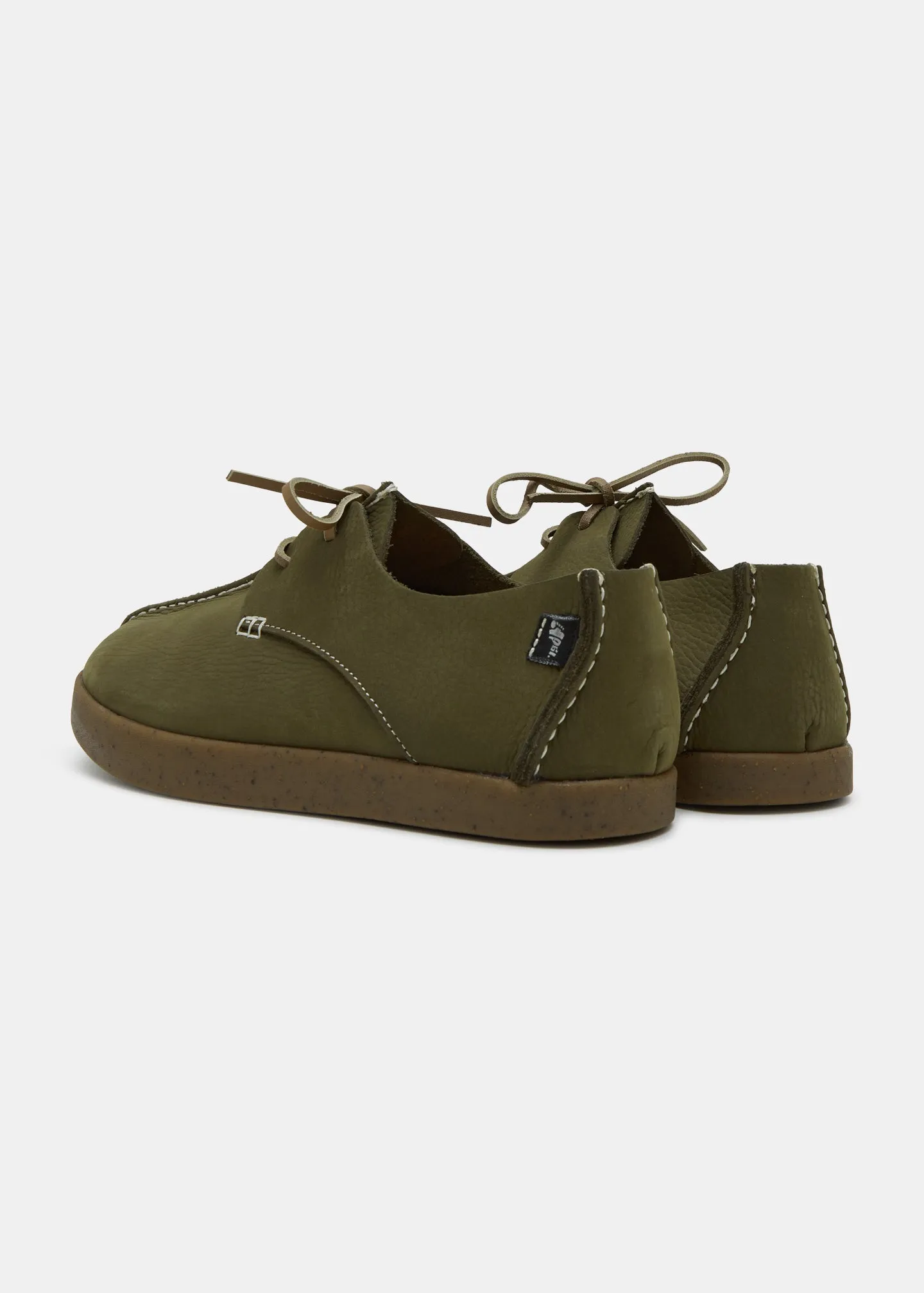 Lennon Embossed Nubuck Shoe - Olive sold by Yogi Footwear product image thumbnail 4