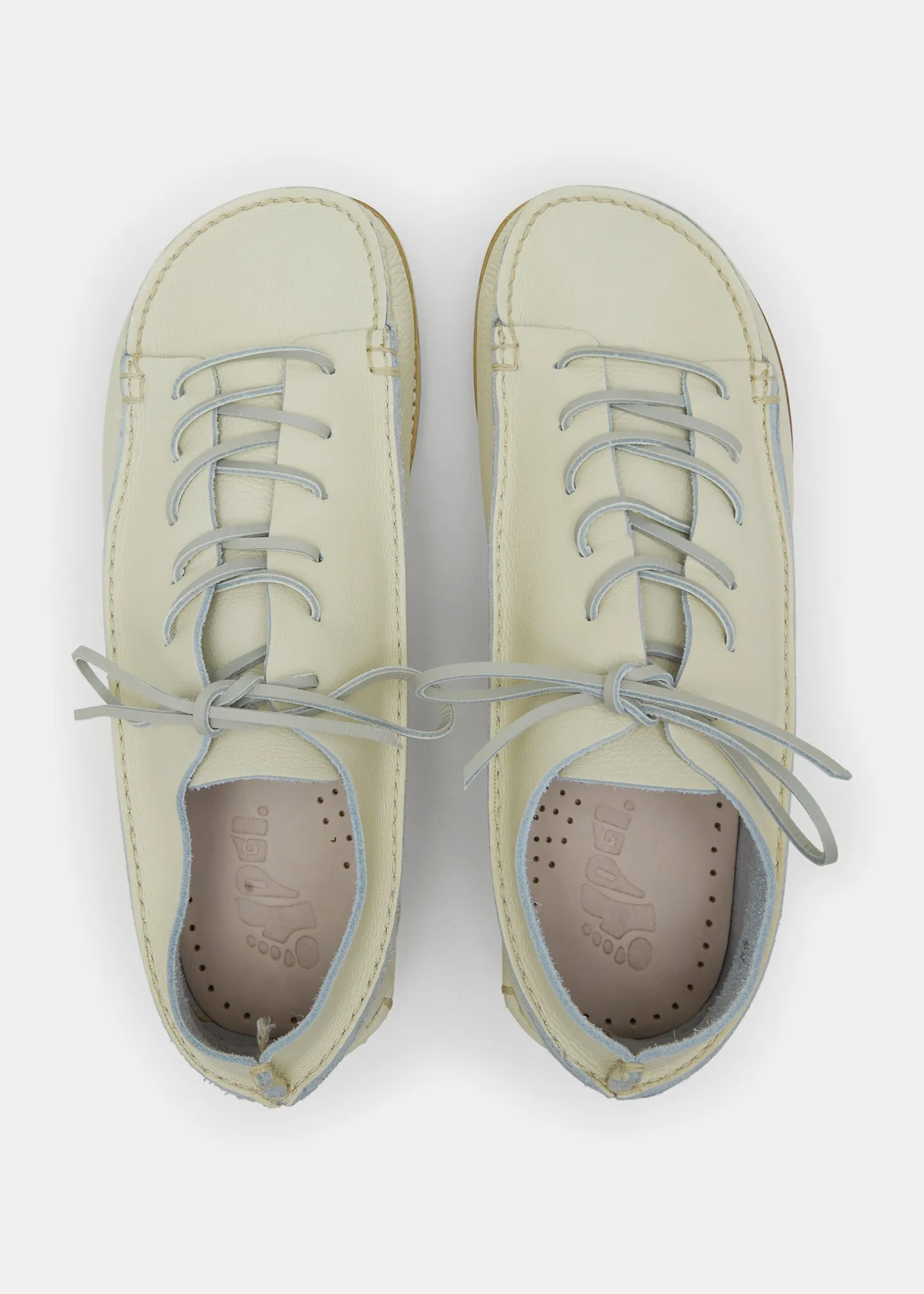 Finn III Tumbled Leather Shoe On EVA - Off White sold by Yogi Footwear product image thumbnail 3