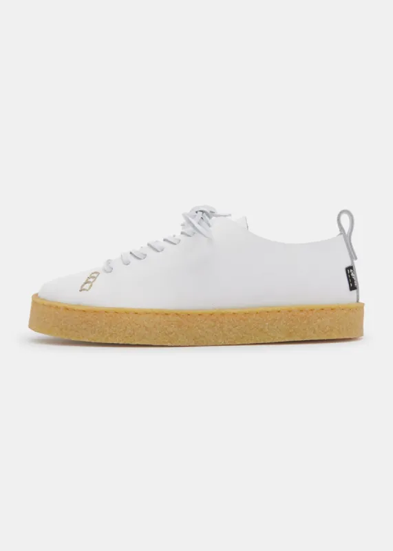 Rufus Leather Cupsole New Regular Fit Shoe - White sold by Yogi Footwear