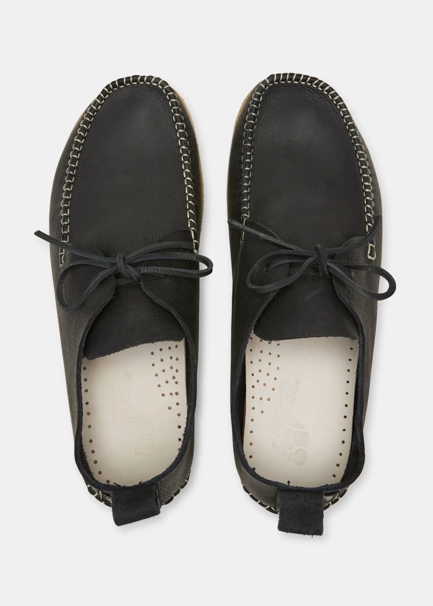 Lawson Leather Moccasin Shoe on Crepe Outsole - Black sold by Yogi Footwear product image thumbnail 3