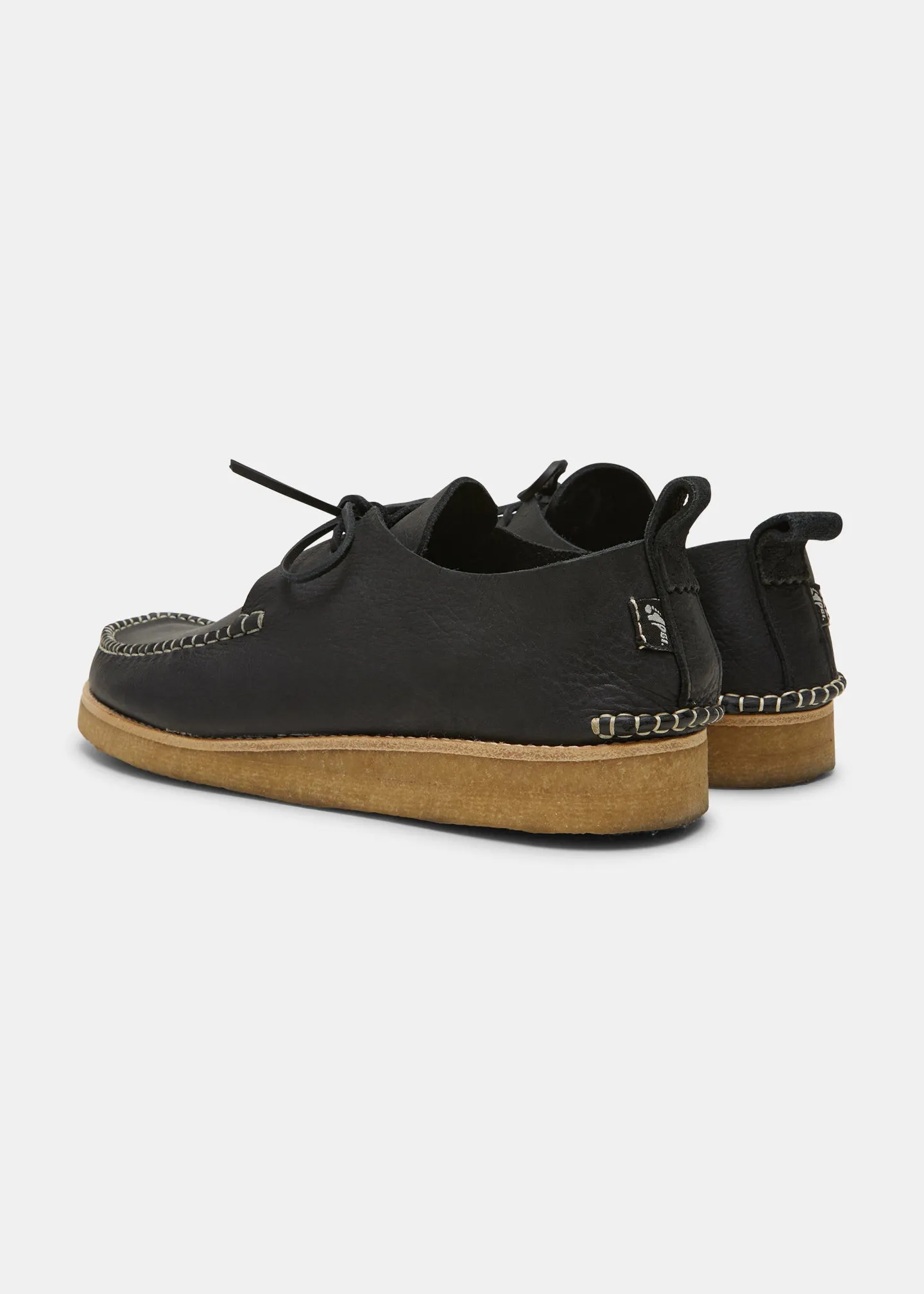 Lawson Leather Moccasin Shoe on Crepe Outsole - Black sold by Yogi Footwear product image thumbnail 4