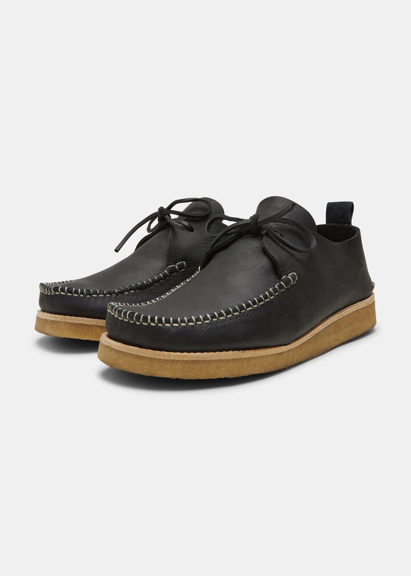 Lawson Leather Moccasin Shoe on Crepe Outsole - Black sold by Yogi Footwear product image thumbnail 2