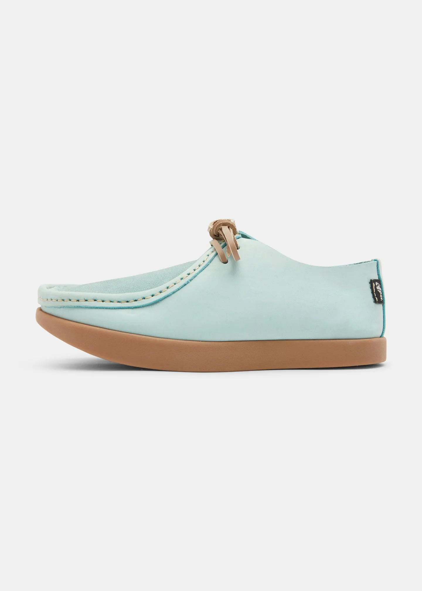 Willard Womens Nubuck Shoe on Negative Heel - Light Blue sold by Yogi Footwear