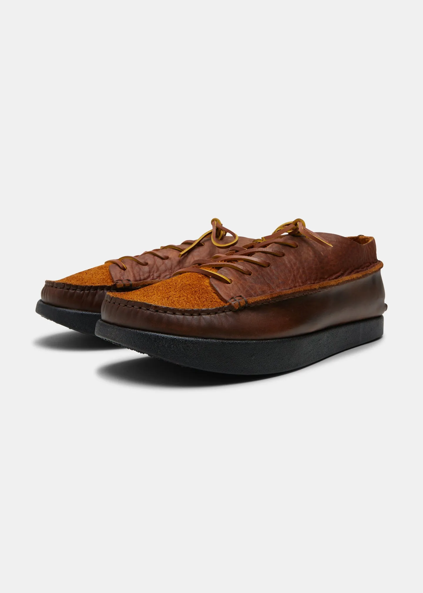 Finn Reverse Tumbled Leather Shoe On Negative Heel - Chestnut Brown sold by Yogi Footwear product image thumbnail 2