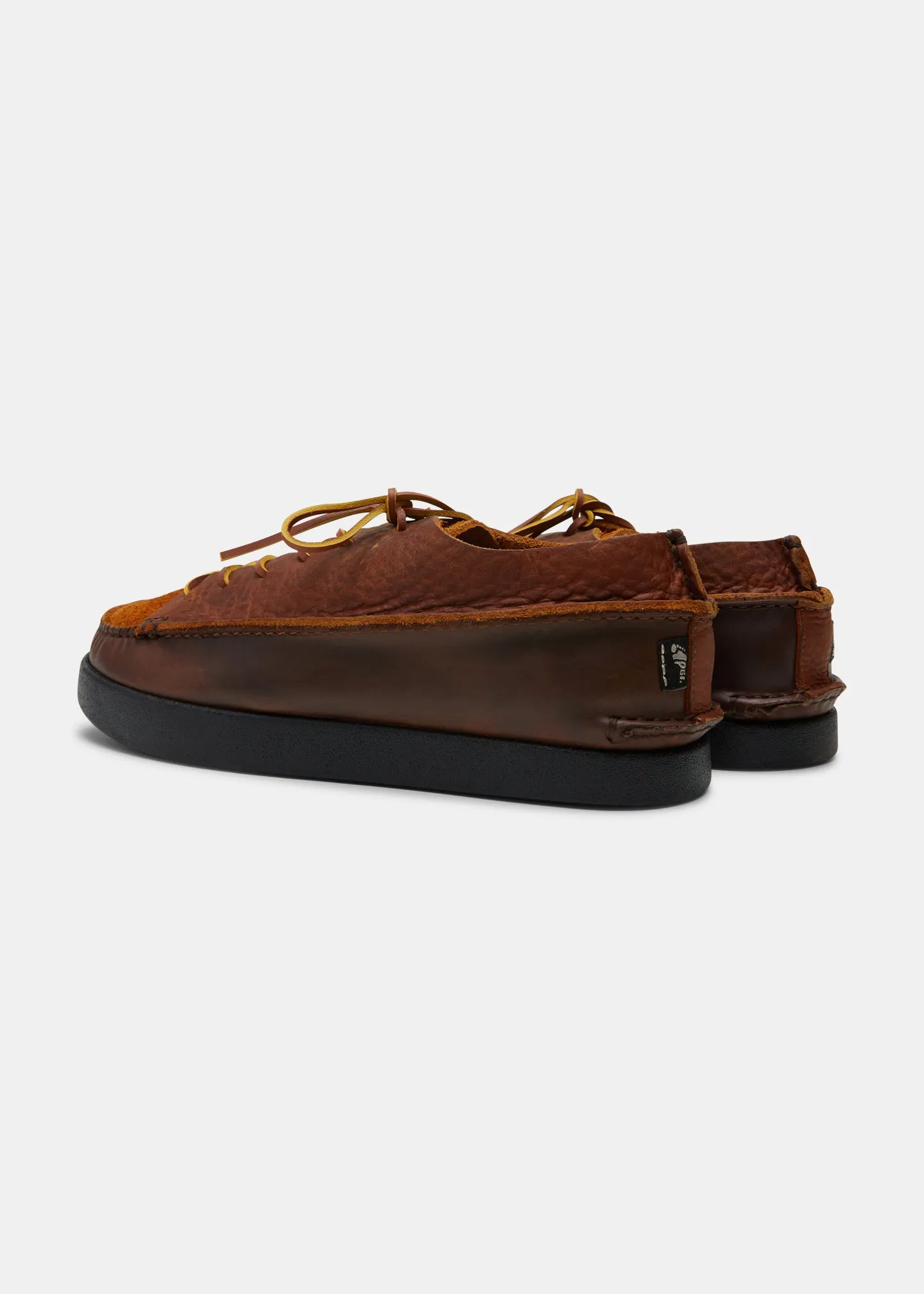 Finn Reverse Tumbled Leather Shoe On Negative Heel - Chestnut Brown sold by Yogi Footwear product image thumbnail 4