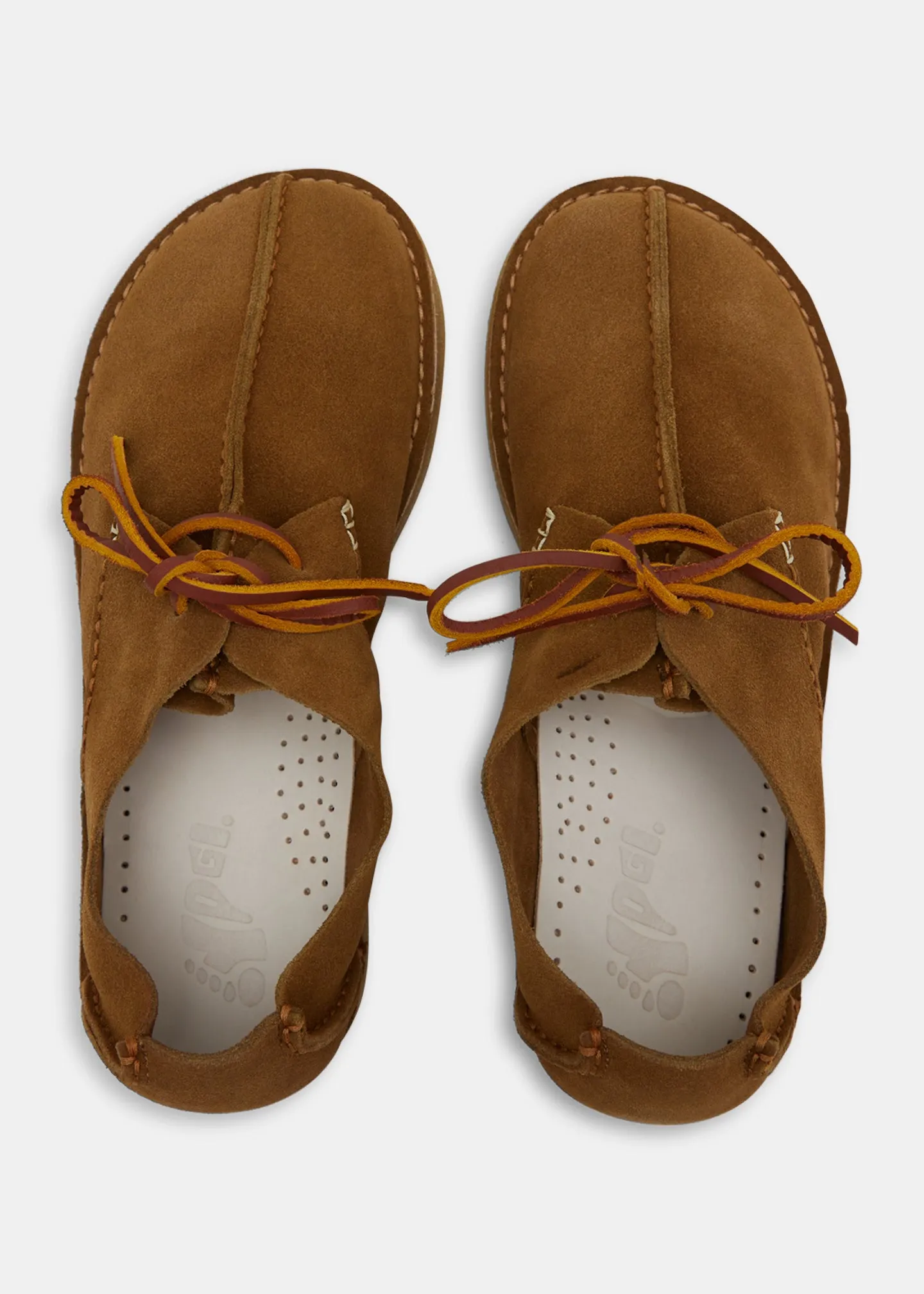 Caden Centre Seam Suede Shoe on Crepe - Moss Green sold by Yogi Footwear product image thumbnail 3