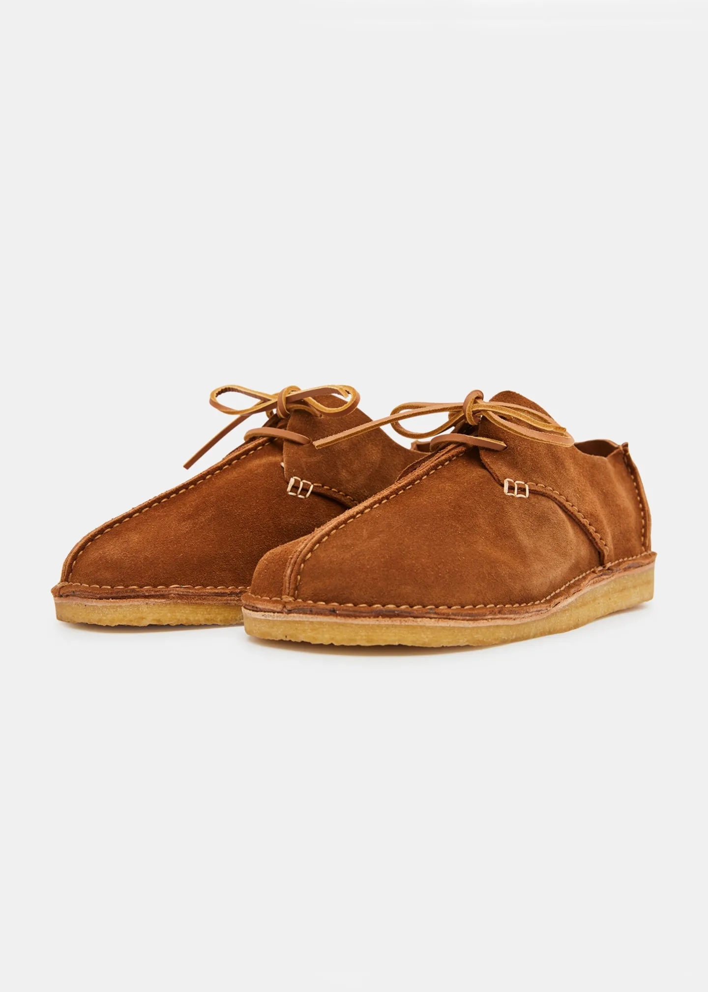 Caden Centre Seam Suede Shoe on Crepe - Cola Brown sold by Yogi Footwear product image thumbnail 2