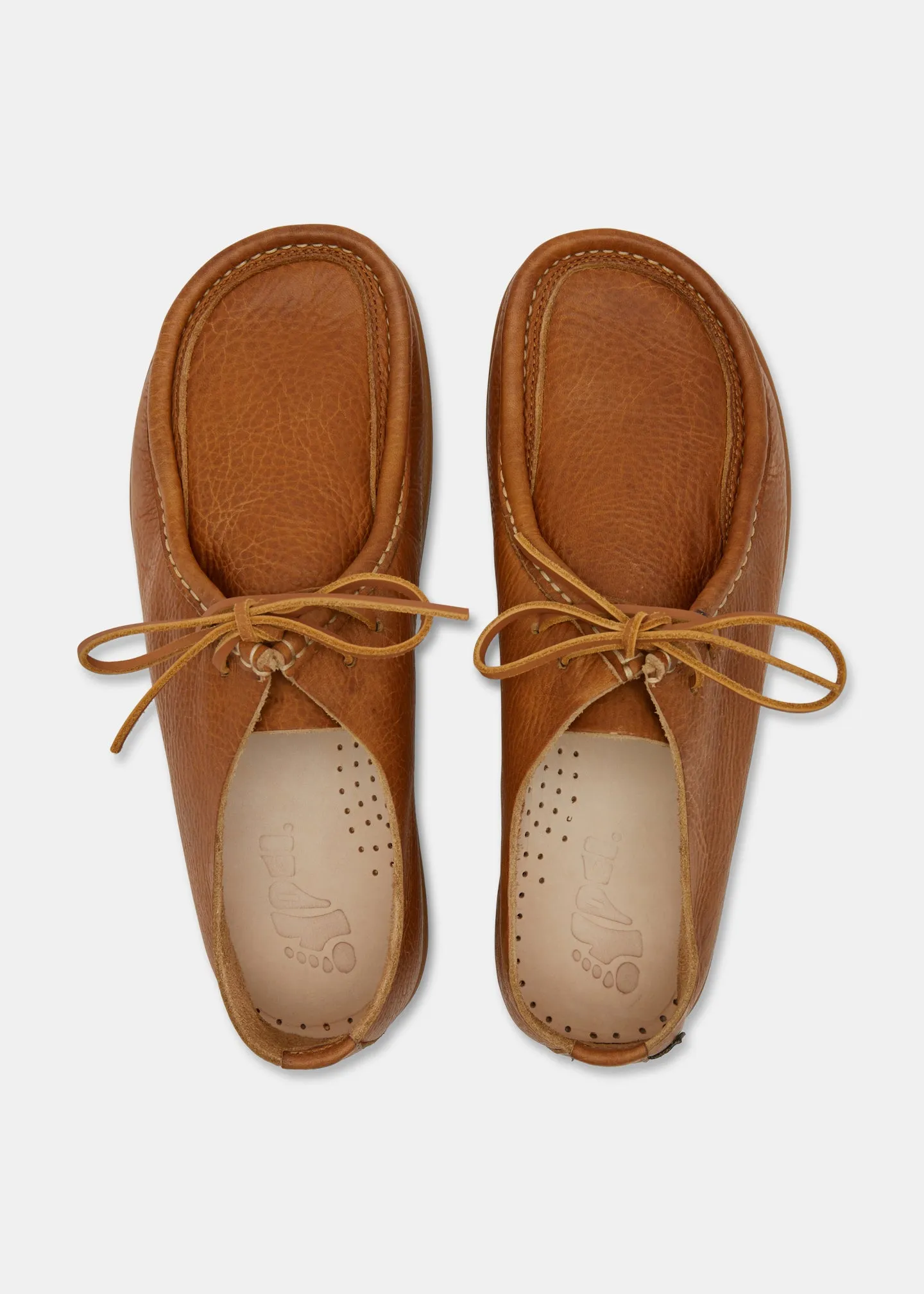 Willard Tumbled Leather Shoe on Negative Heel - Tan sold by Yogi Footwear product image thumbnail 3