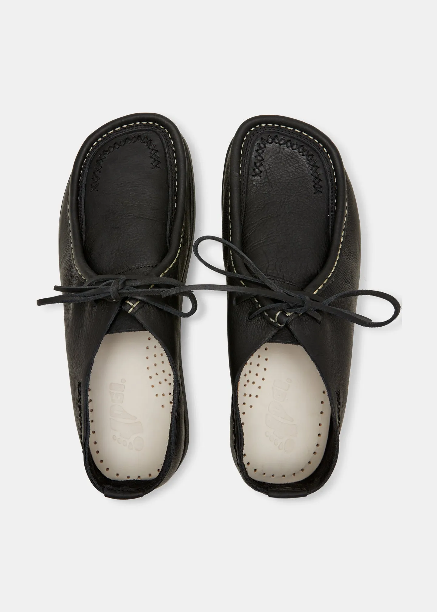 Willard Stitch Tumbled Leather Shoe - Black sold by Yogi Footwear product image thumbnail 3