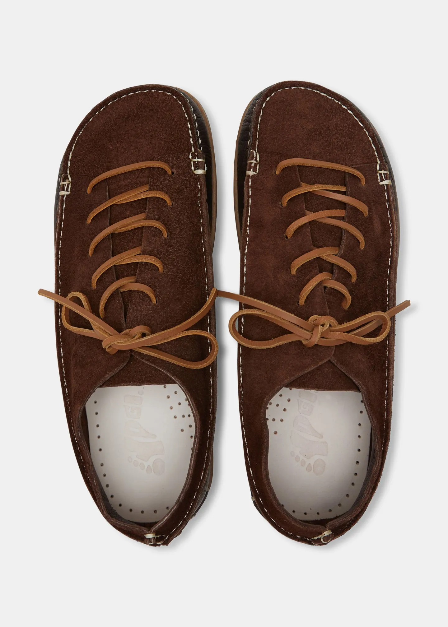 Finn Reverse Lace Up Shoe On Negative Heel - Dark Brown sold by Yogi Footwear product image thumbnail 3