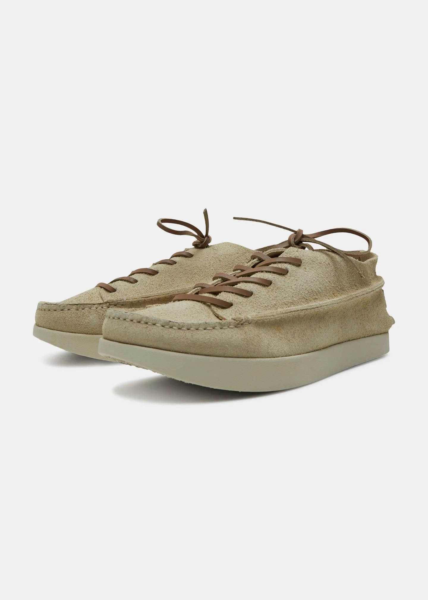 Finn Suede Lace Up Shoe On Negative Heel - Hairy Sand sold by Yogi Footwear product image thumbnail 2