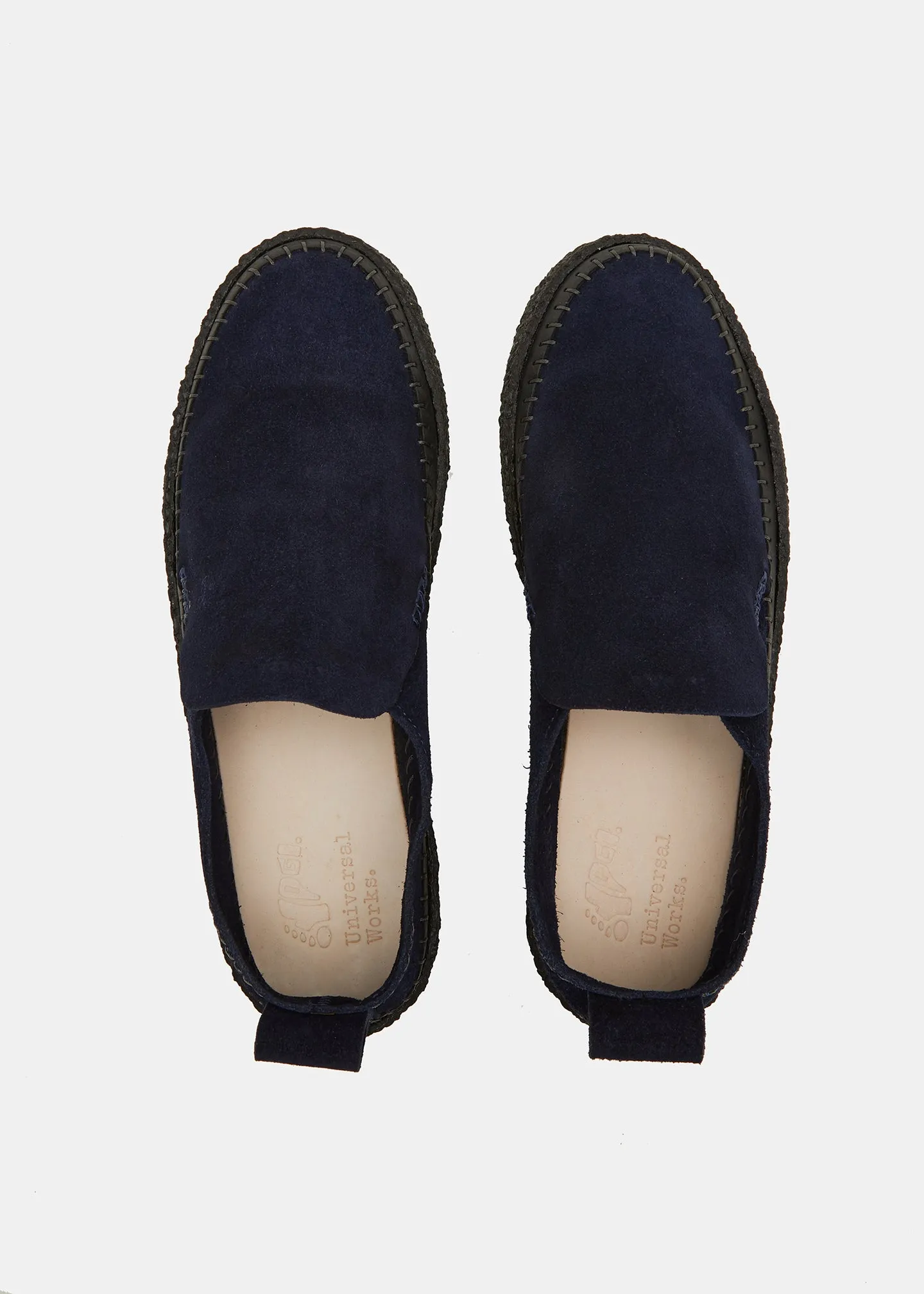 Yogi x Universal Works Hitch Low Loafer On Crepe - Indigo sold by Yogi Footwear product image thumbnail 3