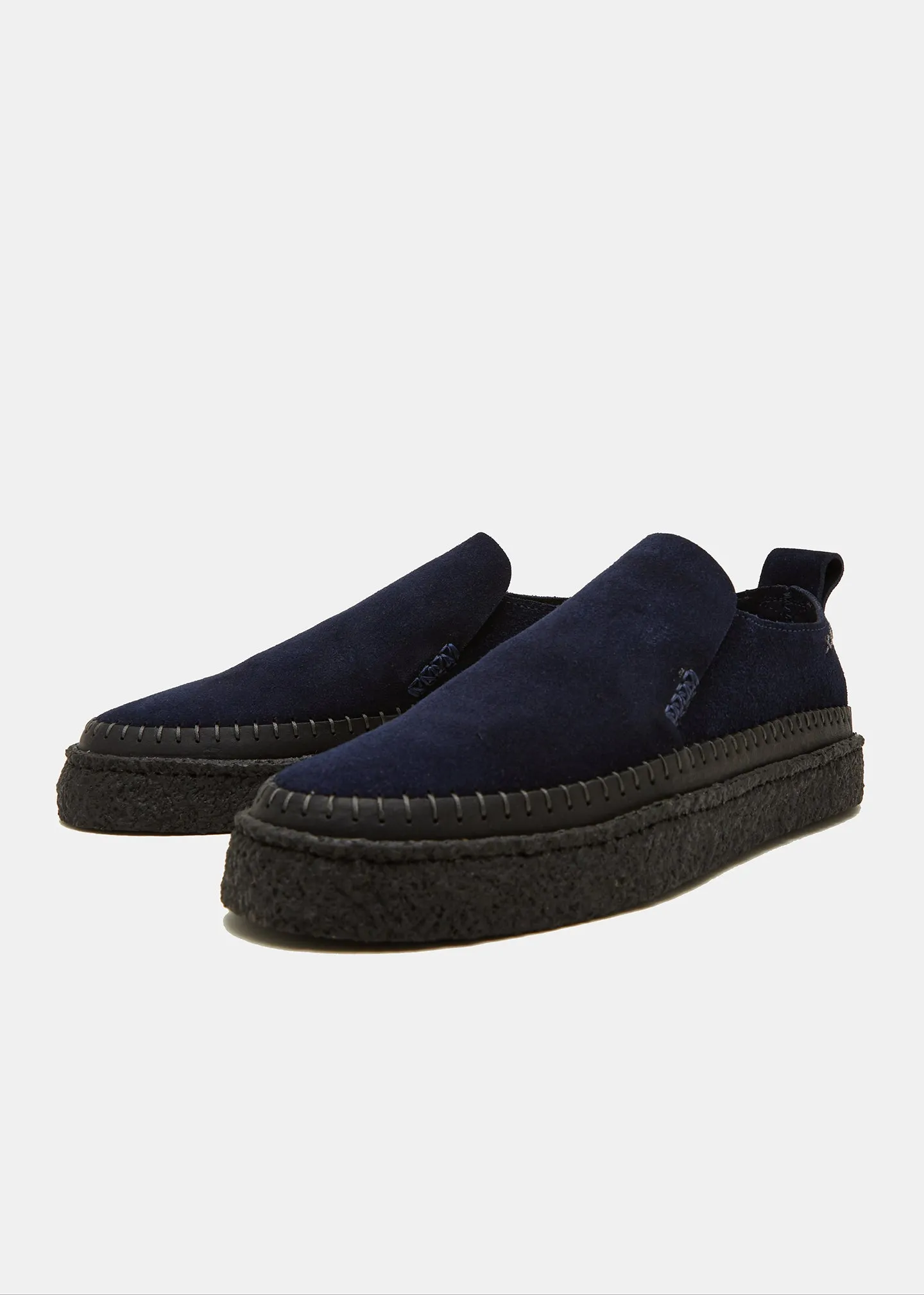 Yogi x Universal Works Hitch Low Loafer On Crepe - Indigo sold by Yogi Footwear product image thumbnail 2