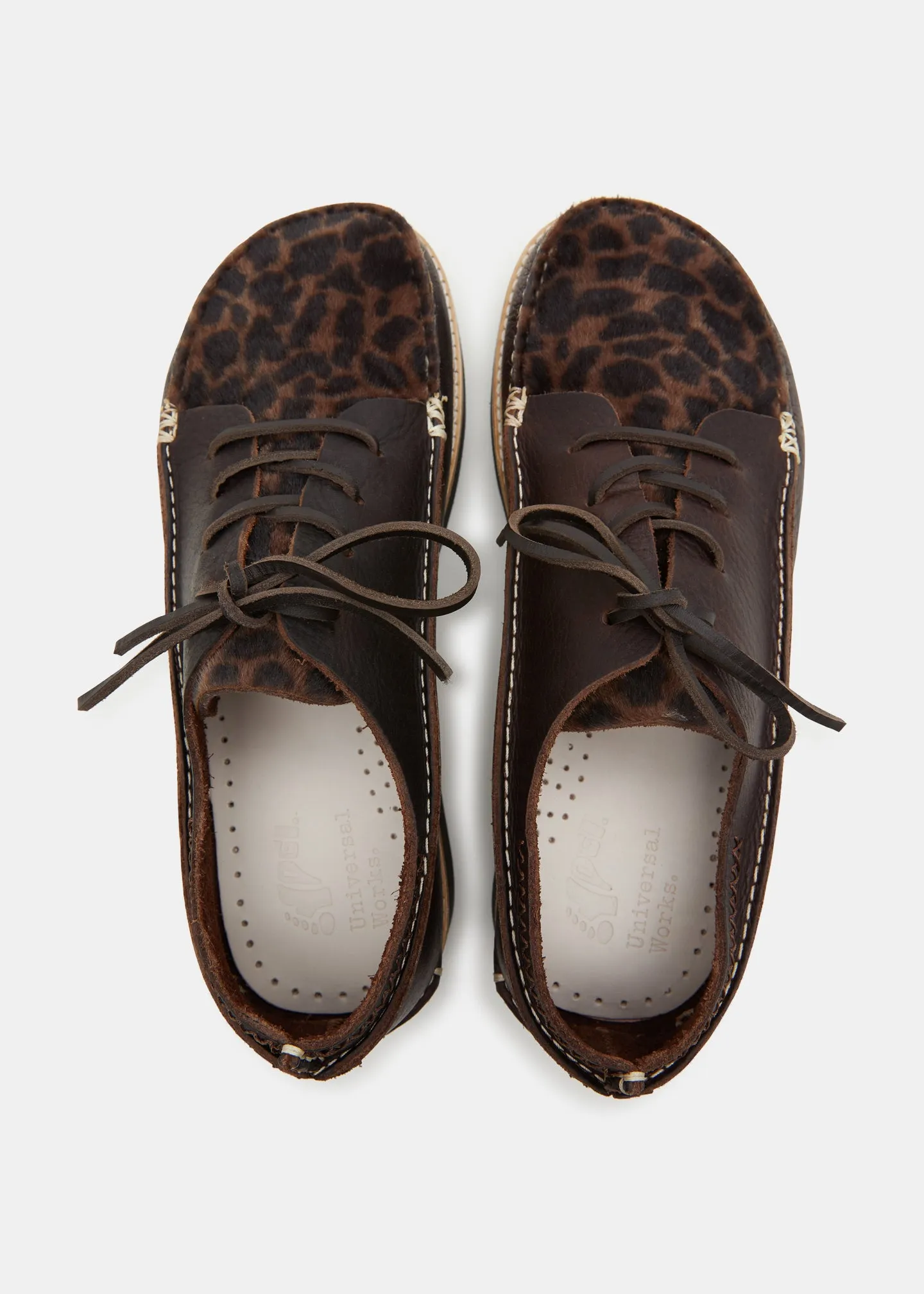 Yogi x Universal Works Finn III Shoe On EVA - Leopard/Dark Brown sold by Yogi Footwear product image thumbnail 3
