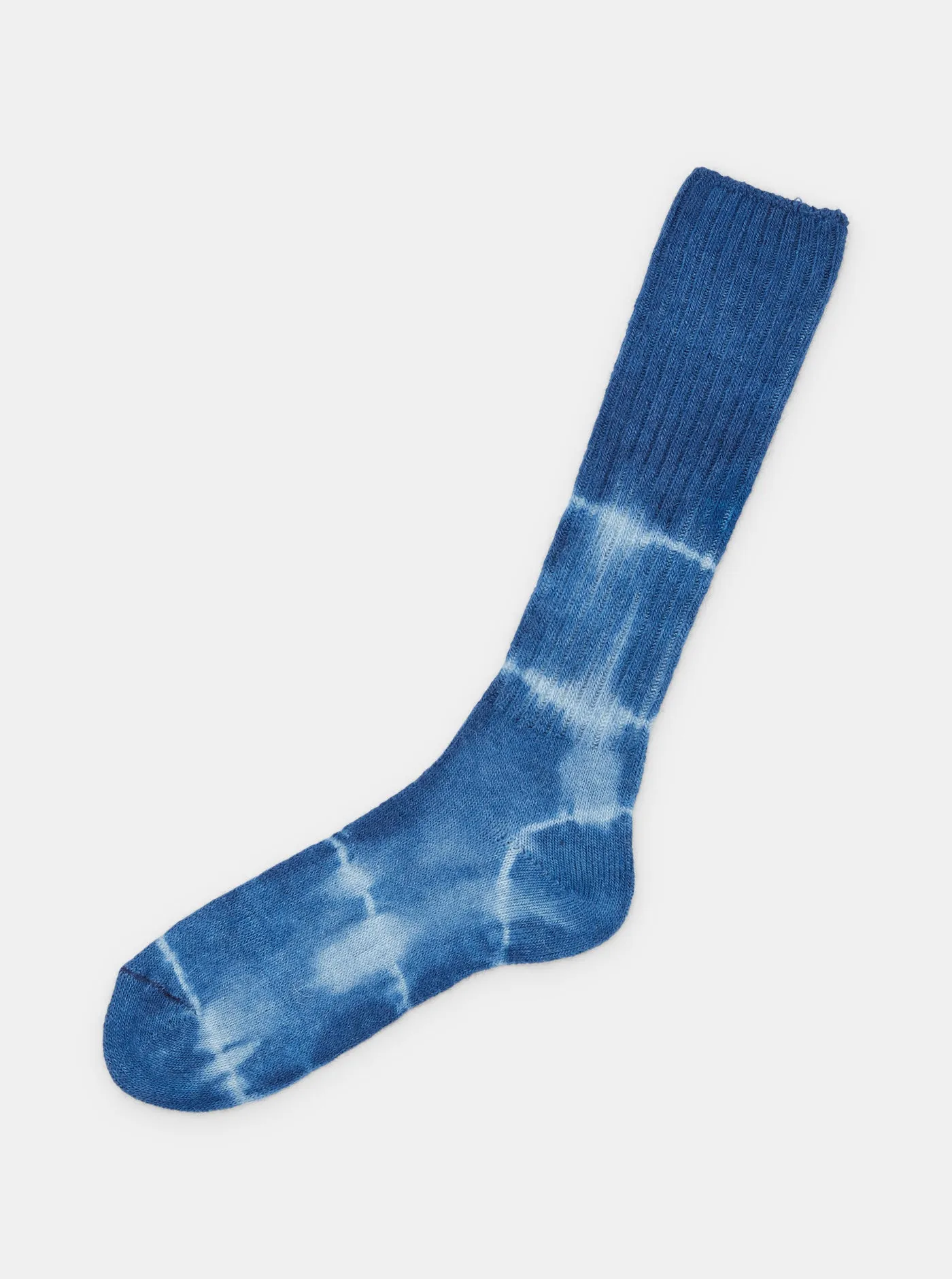 Patapaca Tie Dyed Socks - Indigo sold by Yogi Footwear