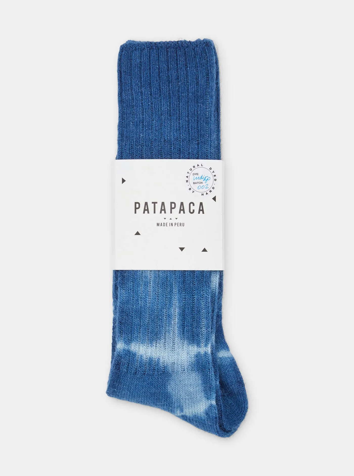 Patapaca Tie Dyed Socks - Indigo sold by Yogi Footwear product image thumbnail 2
