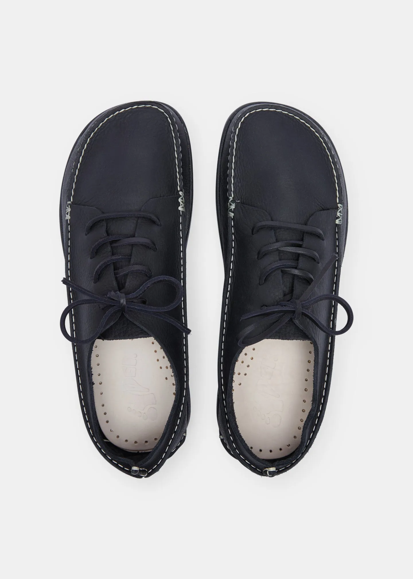 Finn II Leather Shoe On Negative Heel - Black Mono sold by Yogi Footwear product image thumbnail 3