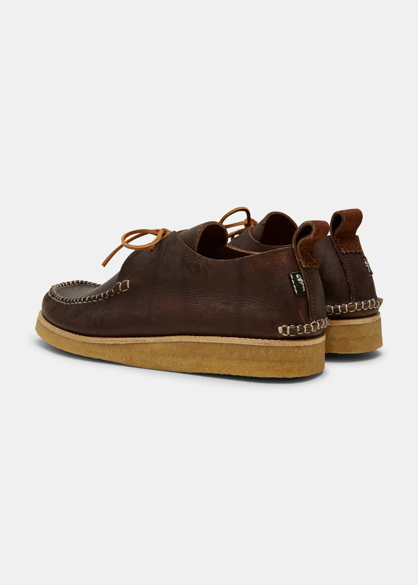 Lawson Leather Moccasin Shoe On Crepe Outsole - Dark Brown sold by Yogi Footwear product image thumbnail 4