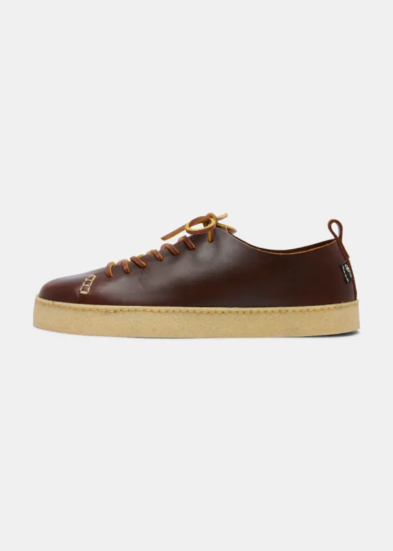 Rufus Leather Cupsole Regular Width Fit Shoe - Brown sold by Yogi Footwear