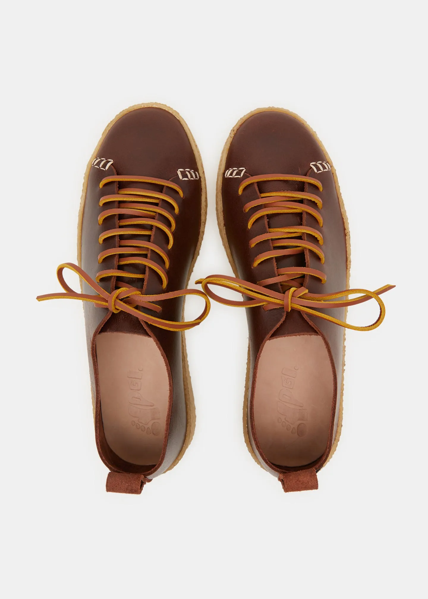 Rufus Leather Cupsole Regular Width Fit Shoe - Brown sold by Yogi Footwear product image thumbnail 3