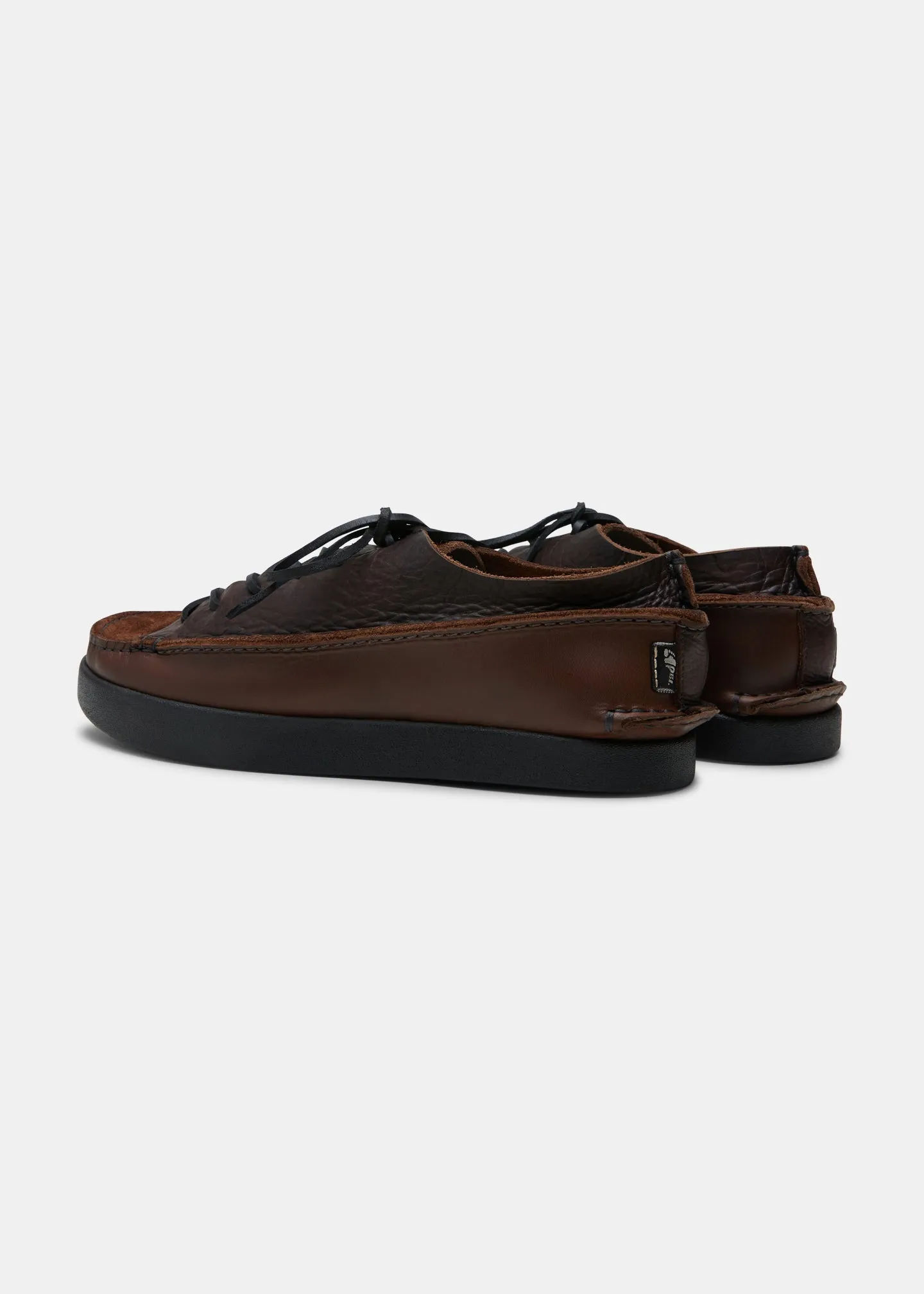 Finn Reverse Tumbled Leather Shoe On Negative Heel - Dark Brown sold by Yogi Footwear product image thumbnail 4