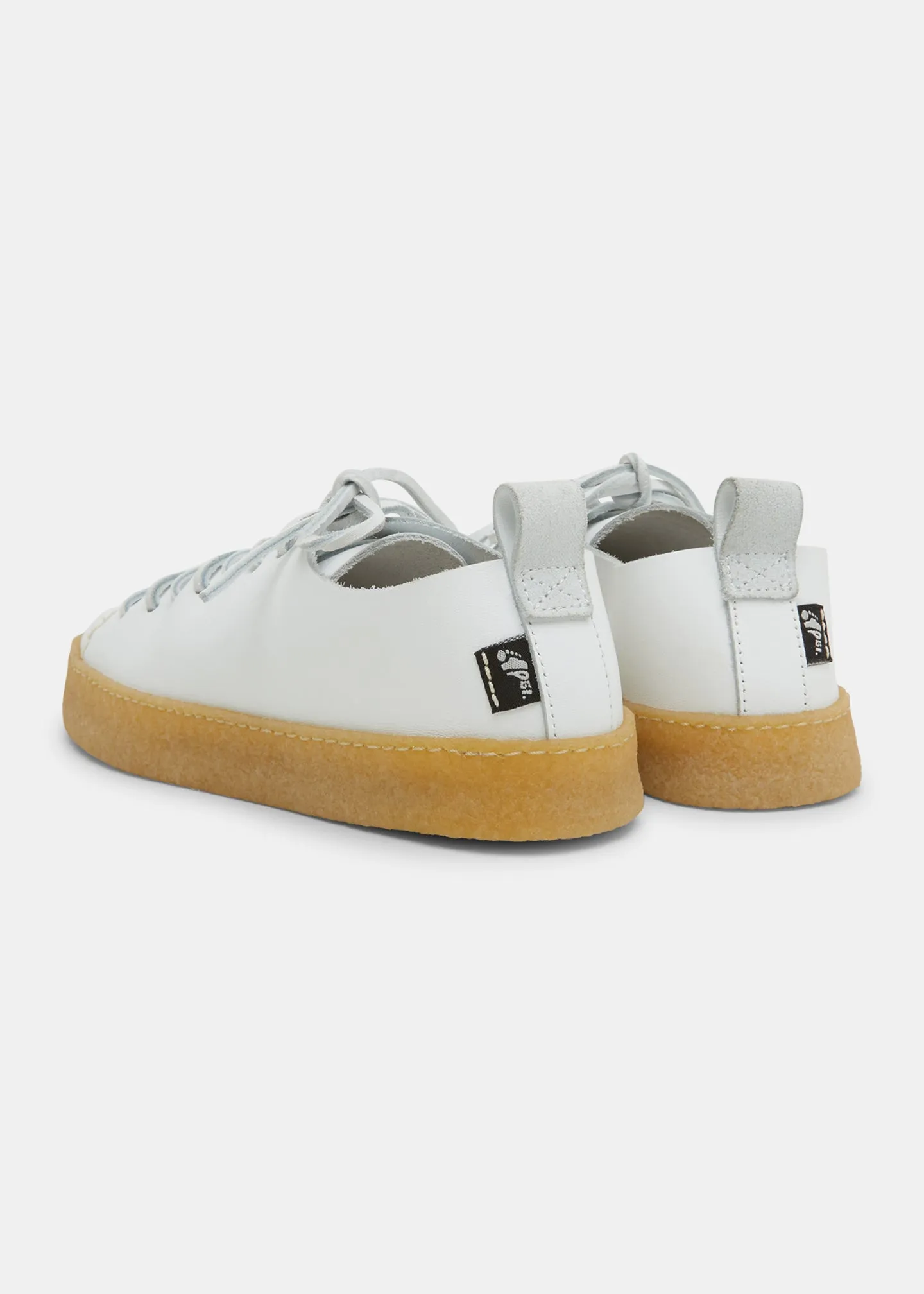 Rufus Womens Leather New Regular Fit Shoe - White sold by Yogi Footwear product image thumbnail 4