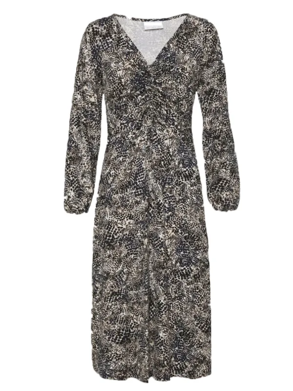 Ex Wallis Spot Snake Print Long Sleeve Jersey dress sold by Your Style Outlet