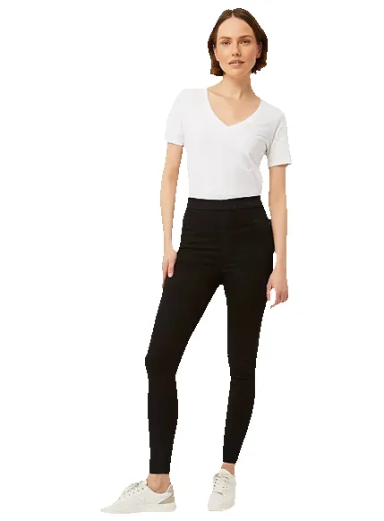 Ladies Erin Full Leg Jeggings In Black & Blue sold by Your Style Outlet product image thumbnail 2