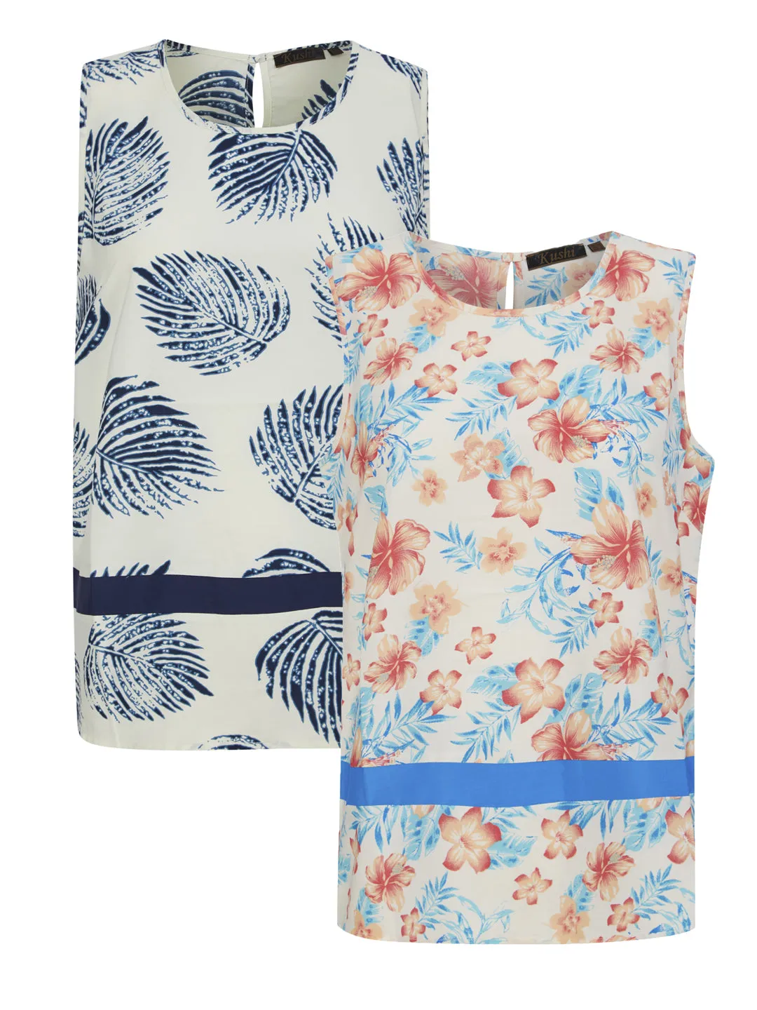 Ex Store Ladies Sleeveless Floral Printed Tops sold by Your Style Outlet