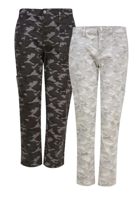 Ex Banana Republic Ladies Skinny Camo Print Stretch Chino Trousers sold by Your Style Outlet