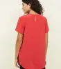 Ex Chainstore Red Metal Trim Choker Neck Sleeveless Top sold by Your Style Outlet