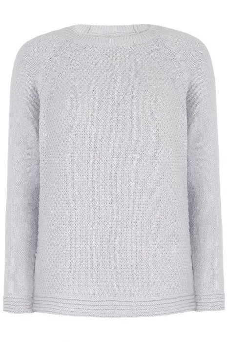 Ex Bon Marche Textured Pale Lilac Knitwear Jumper sold by Your Style Outlet product image thumbnail 5