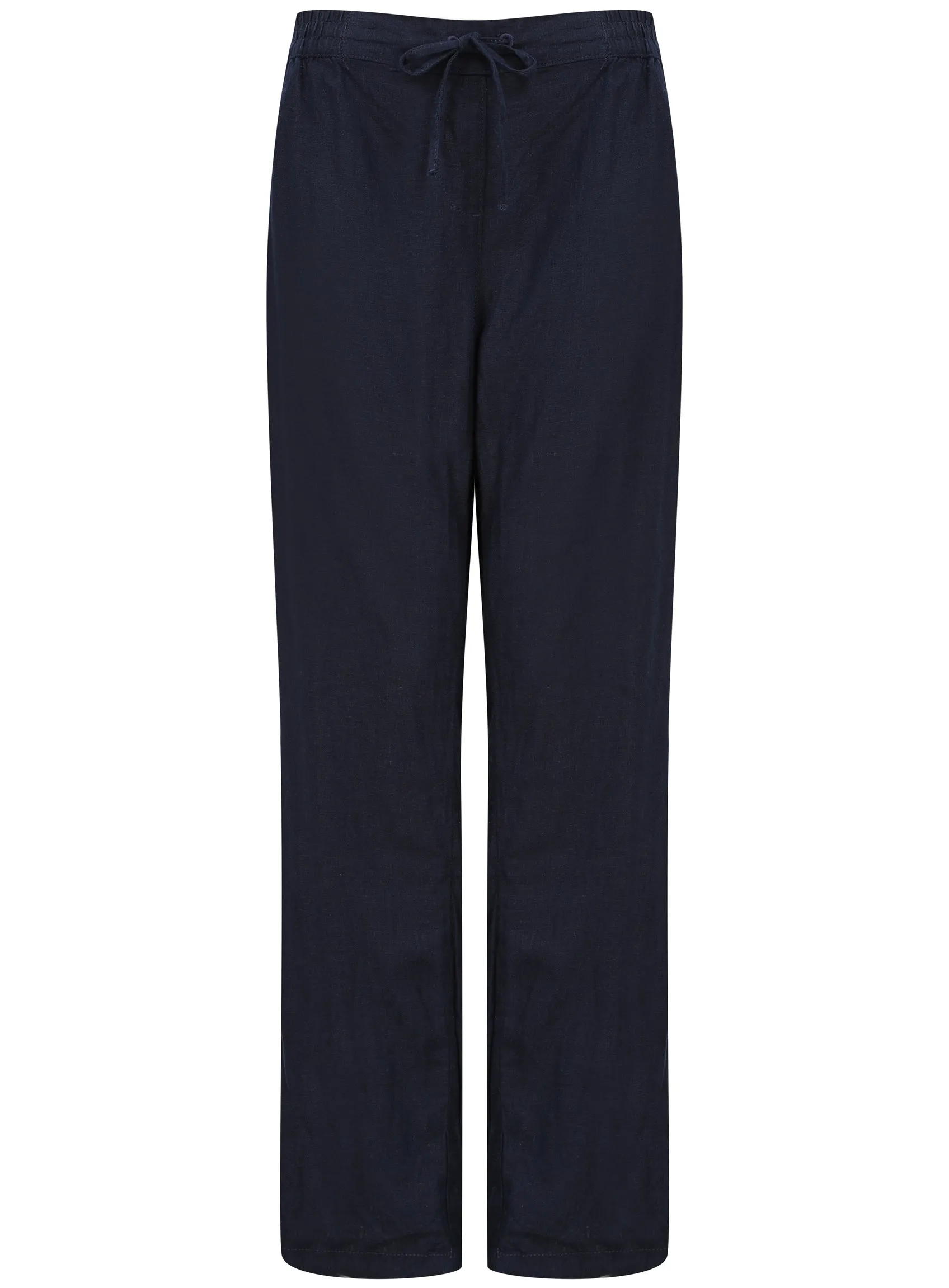 Ladies Linen Blend Tie Belt Straight Leg Trouser 3 Colour sold by Your Style Outlet product image thumbnail 4