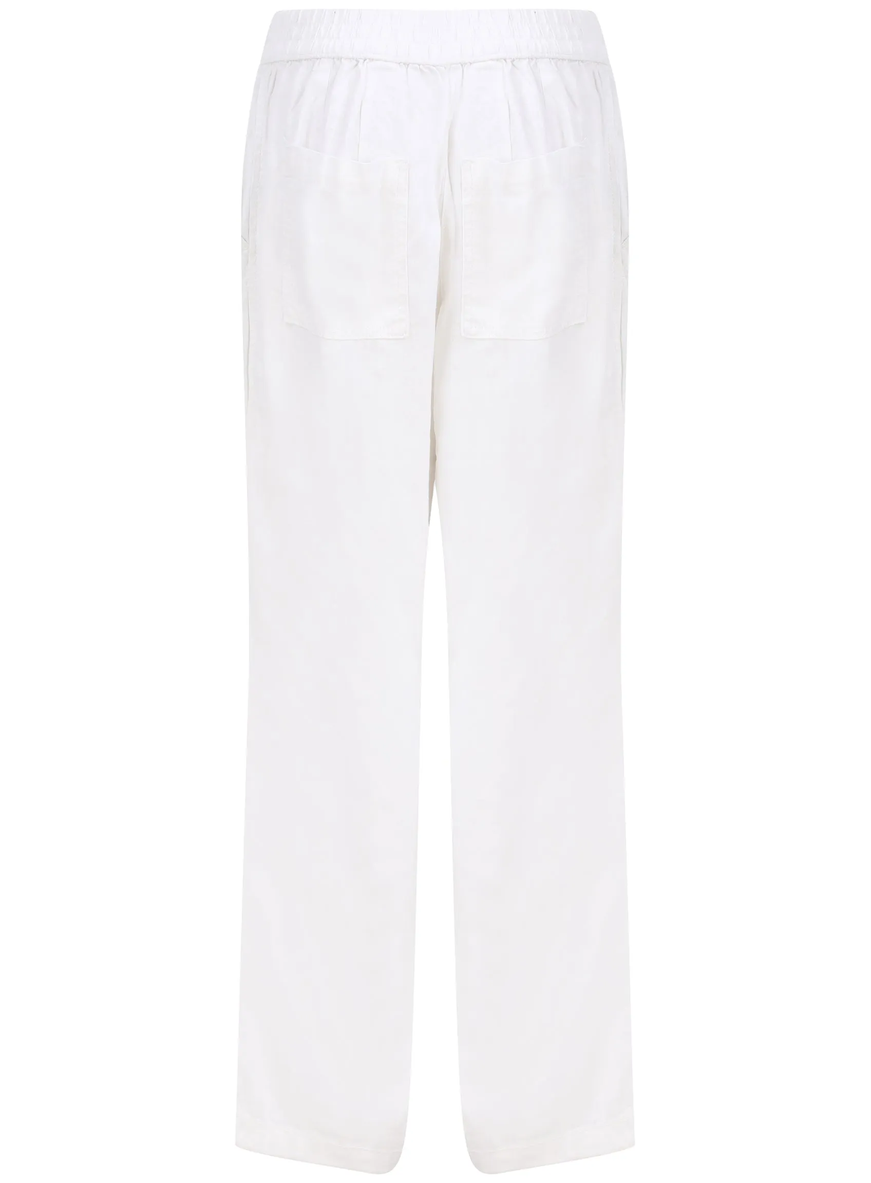 Ladies Linen Blend Tie Belt Straight Leg Trouser 3 Colour sold by Your Style Outlet product image thumbnail 3