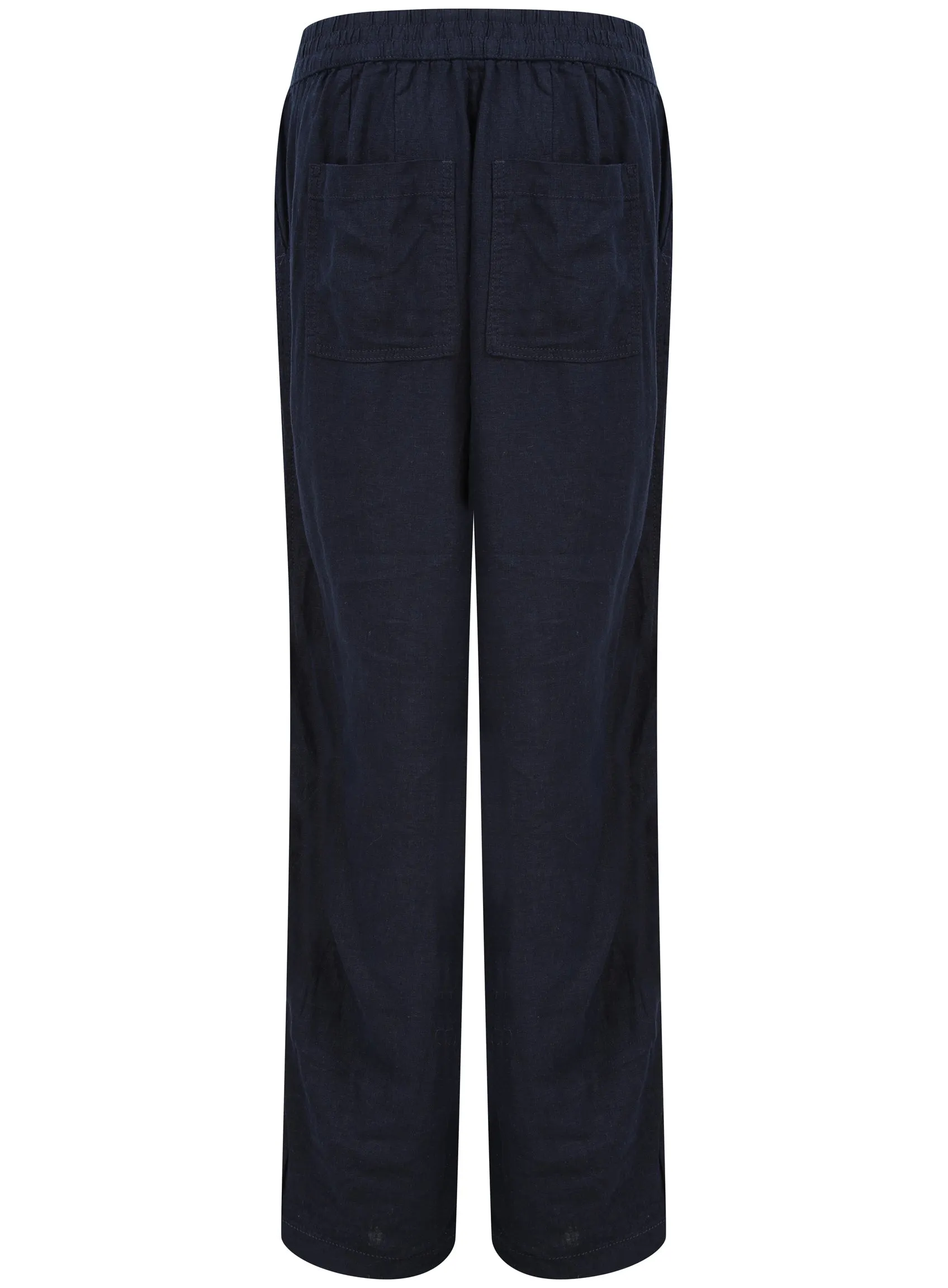 Ladies Linen Blend Tie Belt Straight Leg Trouser 3 Colour sold by Your Style Outlet product image thumbnail 5