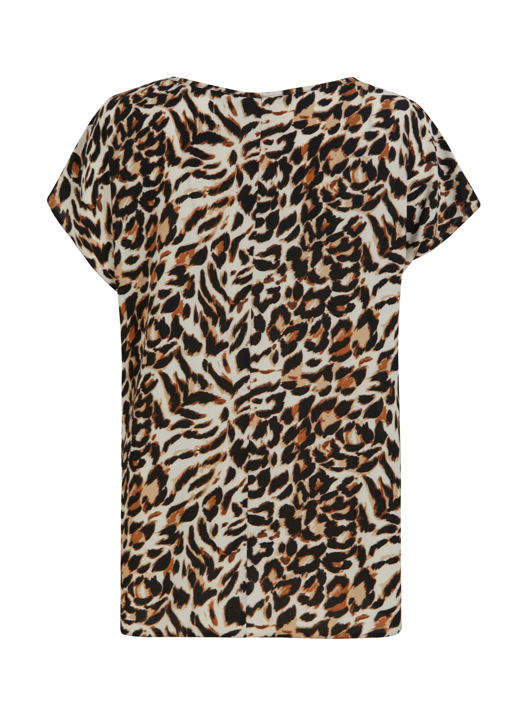 Ex Bon Marhce V Neck Leopard Print Blouse Top sold by Your Style Outlet product image thumbnail 2