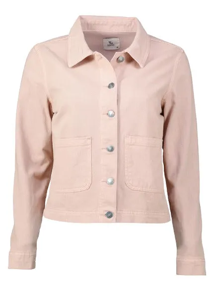 Ladies Ex Store Off Pink Twill Denim Jacket sold by Your Style Outlet product image thumbnail 3