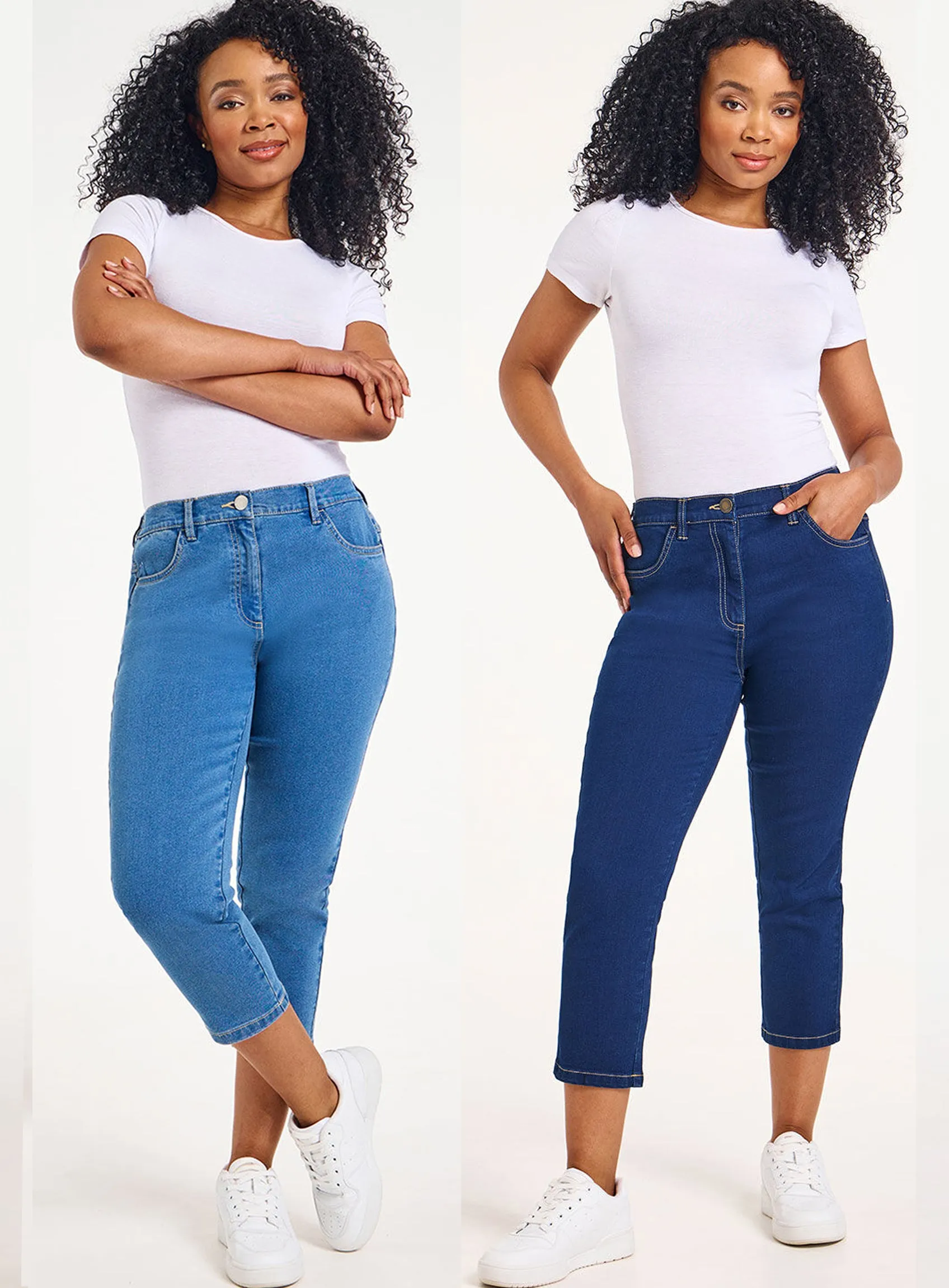 Ex Bon Marche The SARA Cropped Jeans sold by Your Style Outlet product image thumbnail 3