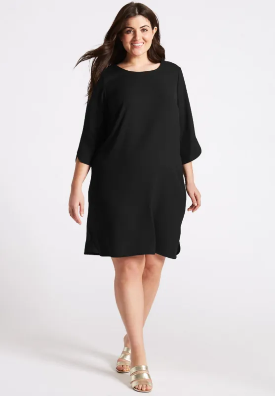 Ex Famous Store Bar Back 3/4 Sleeve Tunic Dress Size 18 sold by Your Style Outlet