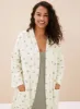 Ladies Pure Cotton Waffle Palm Print Dressing Gown sold by Your Style Outlet