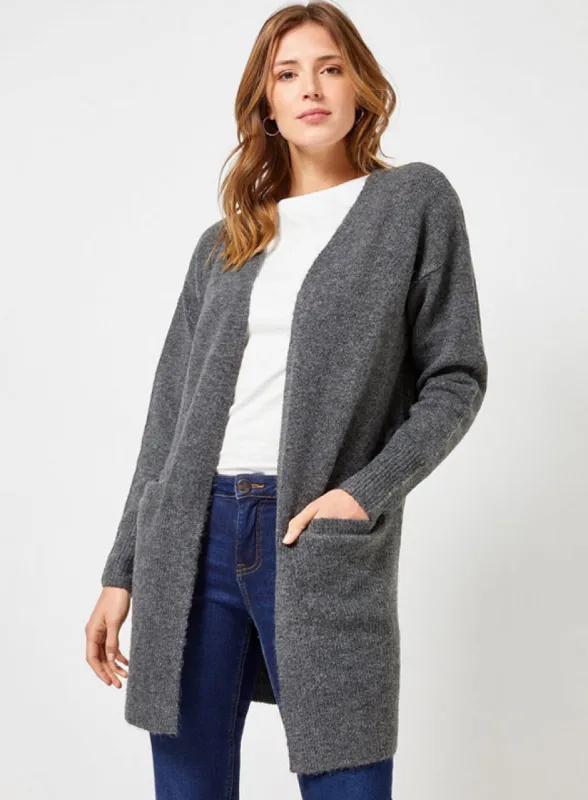 Ex Dorothy Perkins Longline Pocket Detail Cardigan 5 Colours sold by Your Style Outlet