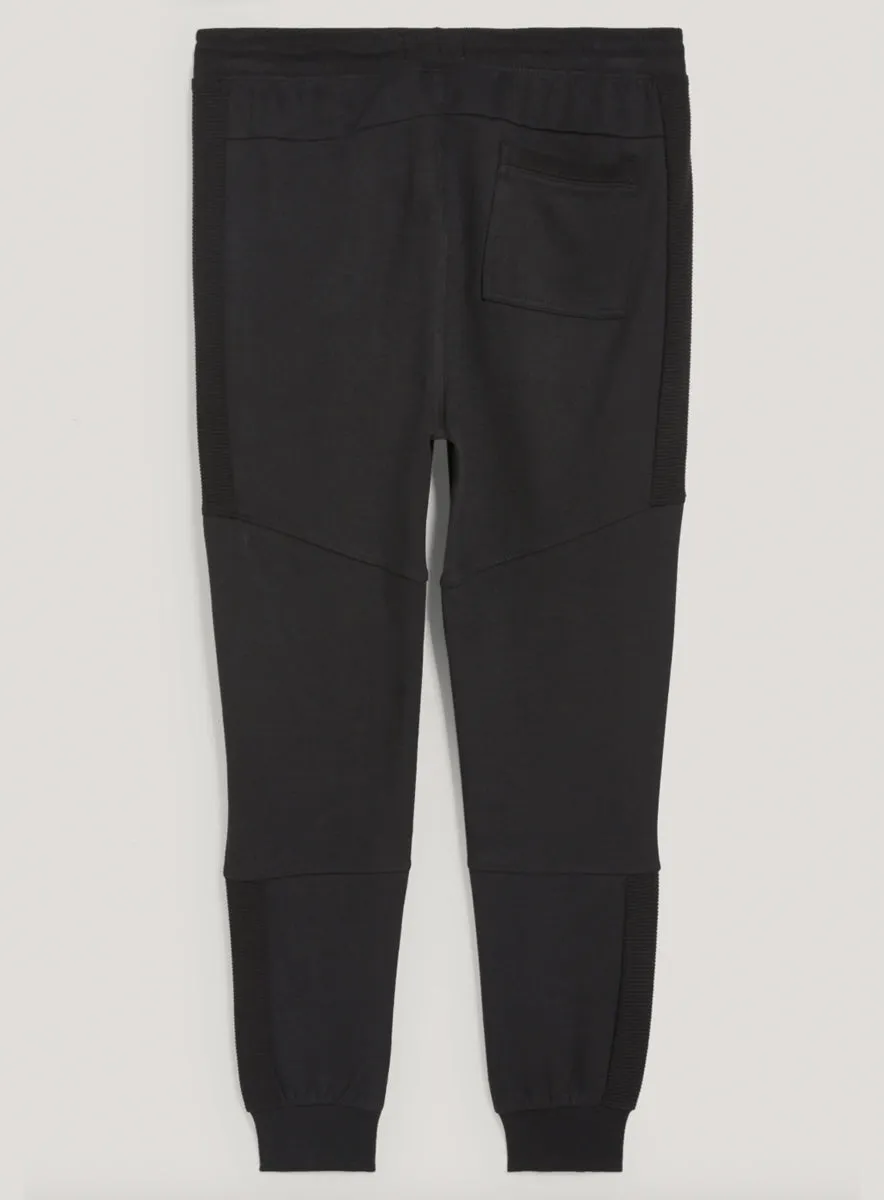 Mens Black Jogger Pants With Side Zip Pockets sold by Your Style Outlet product image thumbnail 3