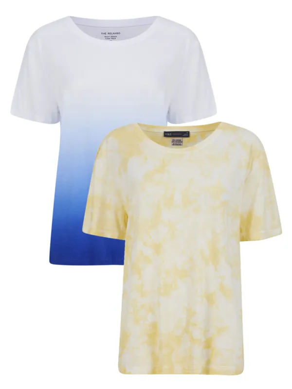Ex Famous Store Ladies Tie Dye Relaxed Fit Tshirt sold by Your Style Outlet