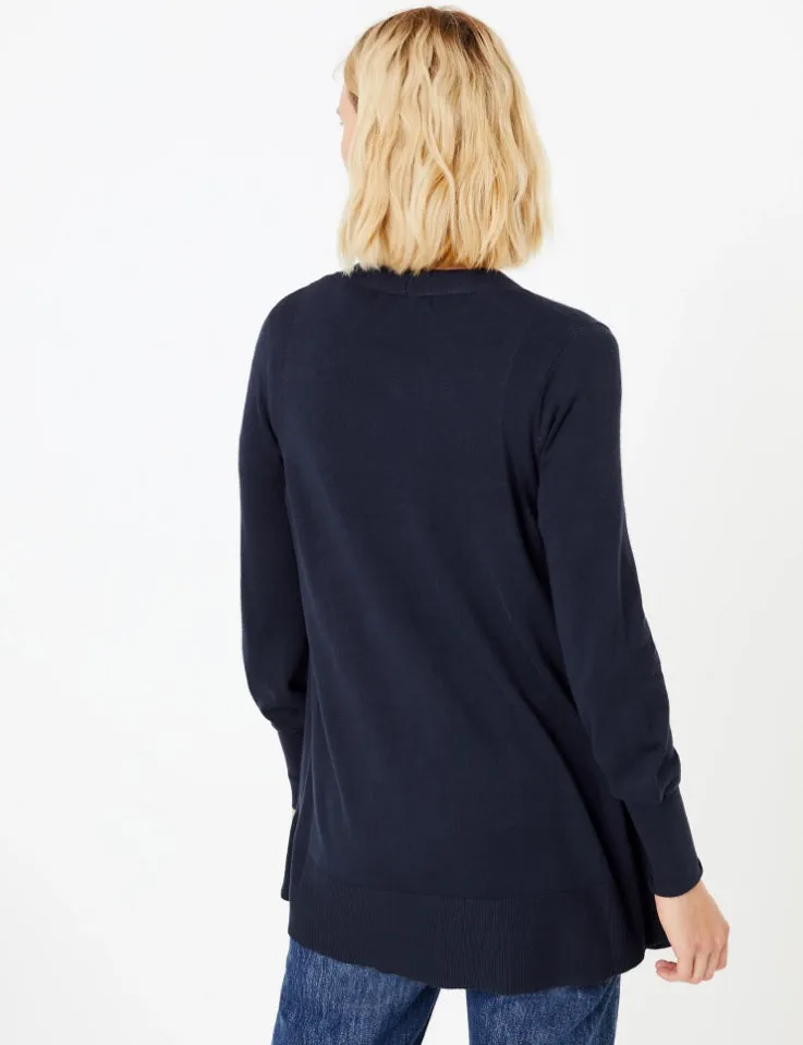 Ex Famous Store Open Front Patch Pocket Cardigan sold by Your Style Outlet product image thumbnail 3