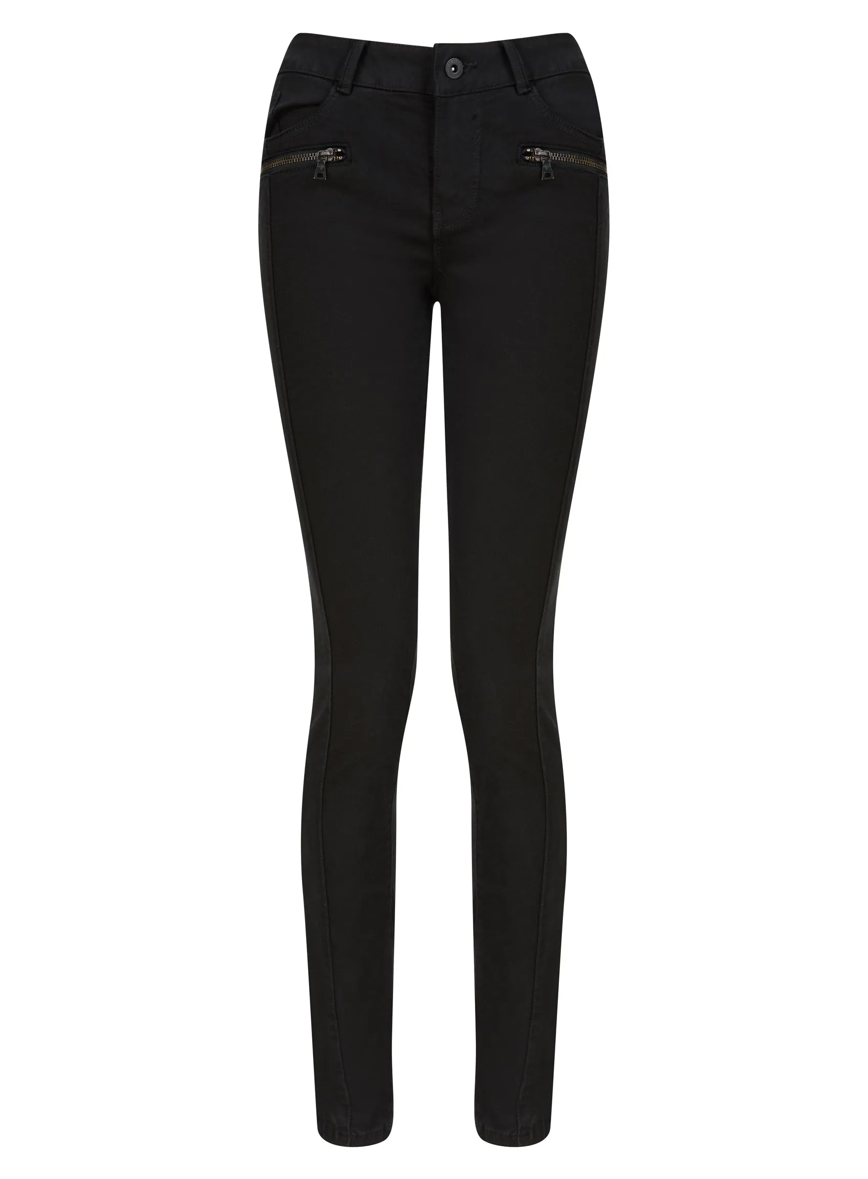 Ex Store Ladies Zip Detail Skinny Jeans Trouser sold by Your Style Outlet product image thumbnail 5