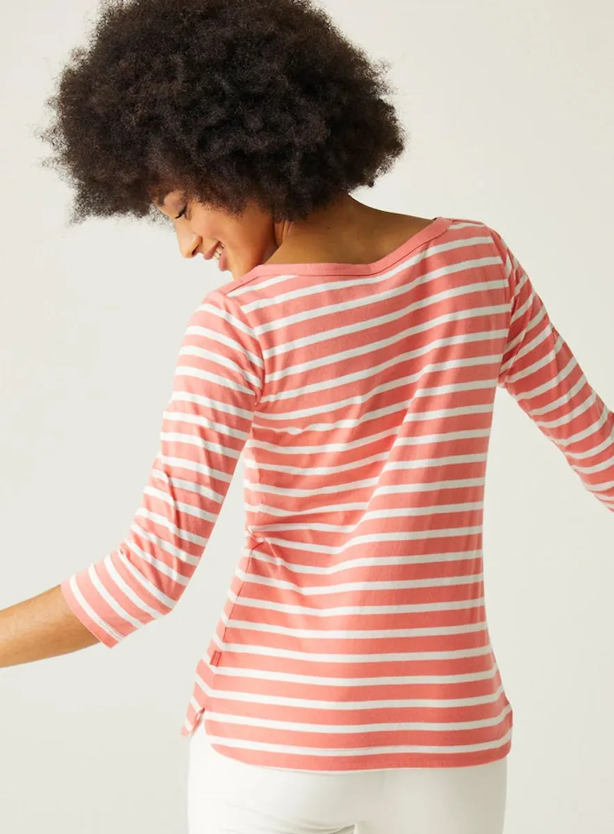Ex Regatta Ladies Bayletta 3/4 Sleeve Stripe Top sold by Your Style Outlet product image thumbnail 5