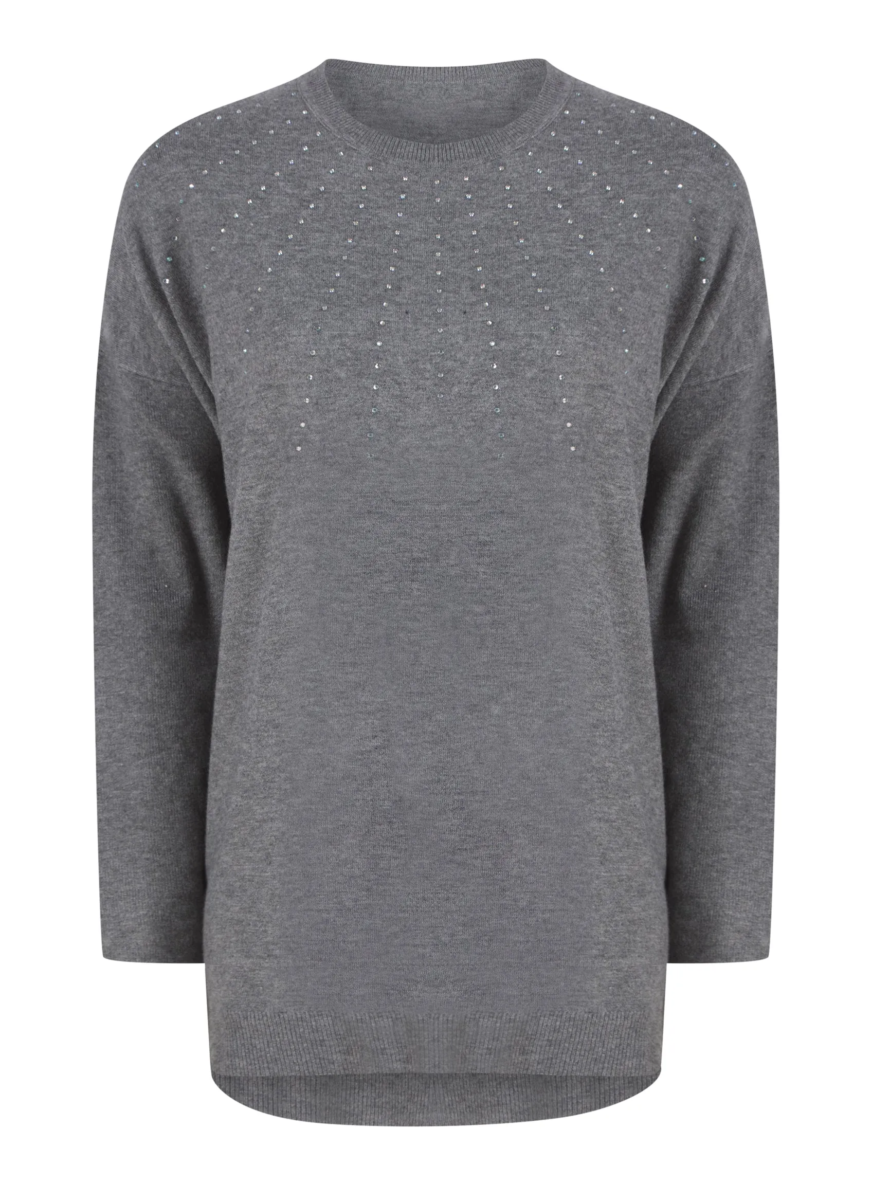 Ladies Amara Reya Diamante Stud Festive Jumper In 3 Colours sold by Your Style Outlet product image thumbnail 2