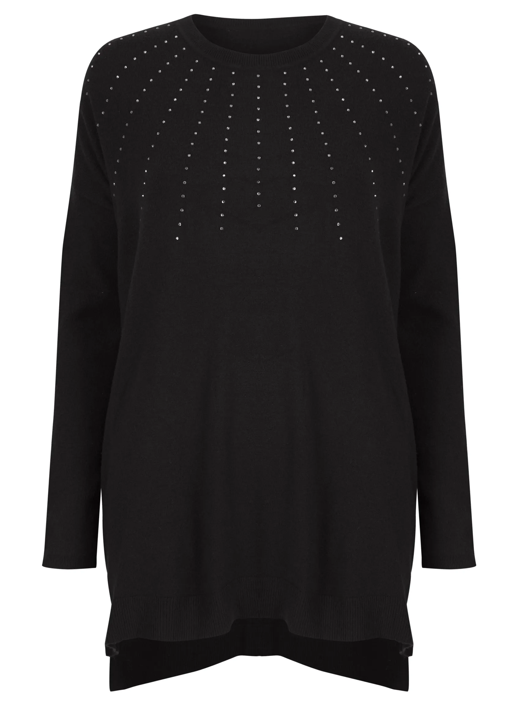 Ladies Amara Reya Diamante Stud Festive Jumper In 3 Colours sold by Your Style Outlet product image thumbnail 5