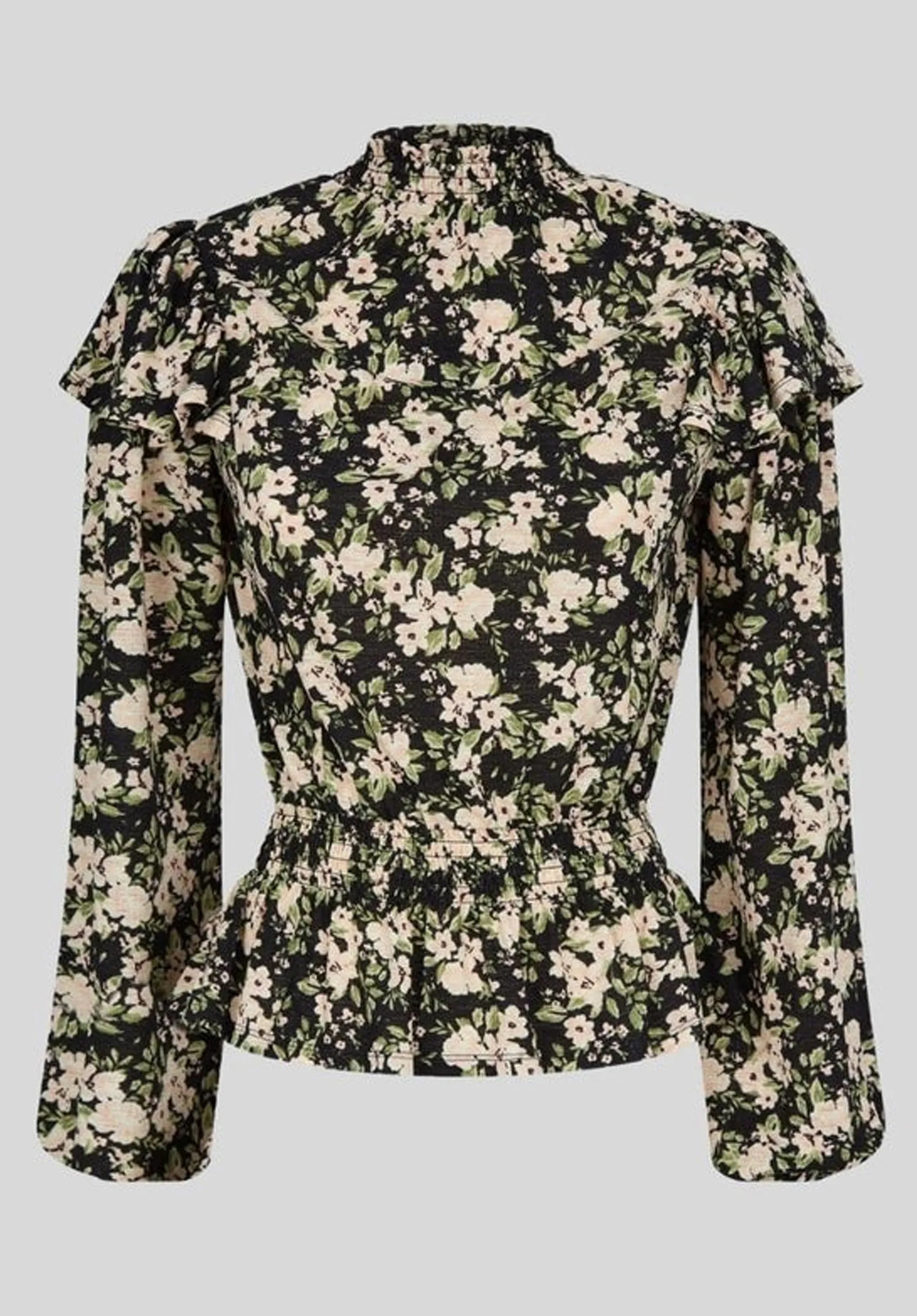 Ex Dorothy Perkins Pink & Black Floral Blouse sold by Your Style Outlet product image thumbnail 2