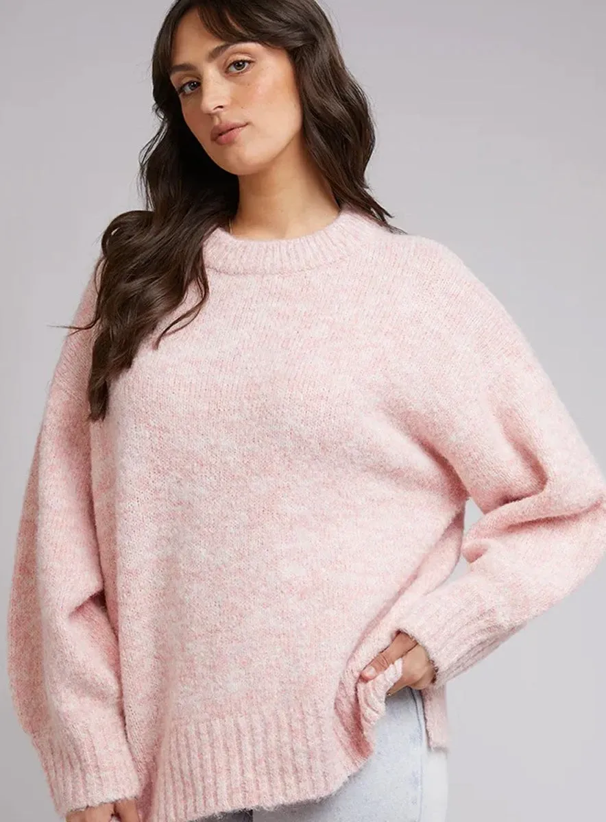 Ladies All About Eve Poppy Knit Jumper Pink sold by Your Style Outlet product image thumbnail 3